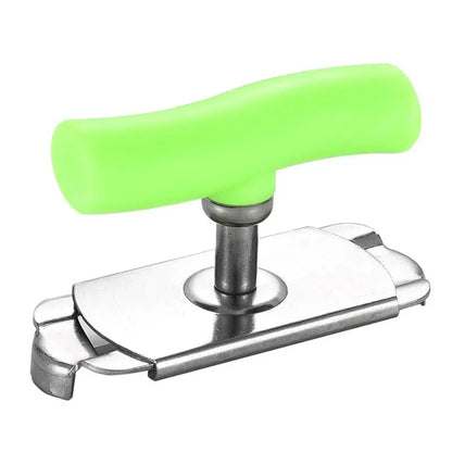2 Count White Green Jar Opener Kit – Stainless Steel Lid Opener for Arthritic Hands Works on Small Medium Cans