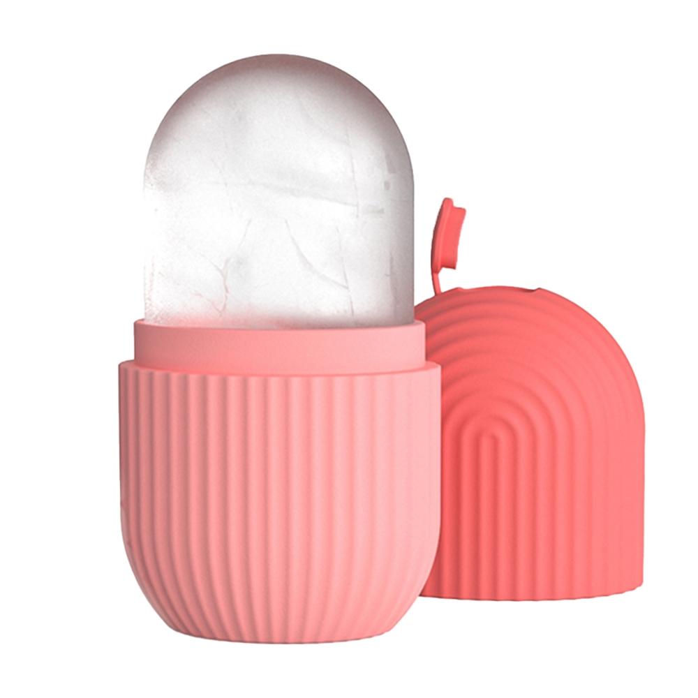 Ice Face Roller, 1 Count Reusable Silicone Ice Face Cube Massager, Facial Beauty Roller Soothing Skincare Tool for Facial Care, Facial Cleansing Instrument, Facial Beauty Massagers #GLOBAL PICKS